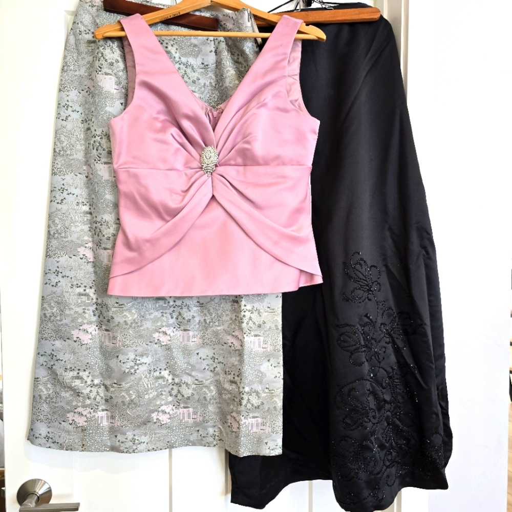 VTG Y2K Women's Formal Top & Skirts Cachet Amanda Smith Sandra Darren 8/10 Dress